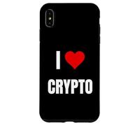 J'adore Crypto. Dire Crypto pour la Blockchain et Le jeton Coque pour iPhone XS Max