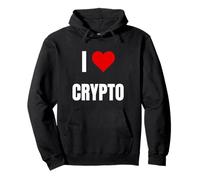 J'adore Crypto. Dire Crypto pour la Blockchain et Le jeton Sweat à Capuche