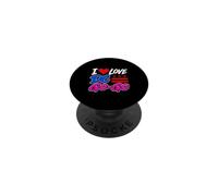 J'adore DC Go-Go Music, Washington District of Columbia Pride PopSockets PopGrip Adhésif