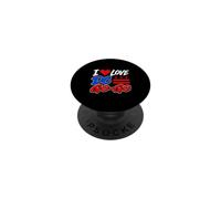 J'adore DC Go-Go Music, Washington District of Columbia Pride PopSockets PopGrip Adhésif