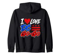 J'adore DC Go-Go Music, Washington District of Columbia Pride Sweat à Capuche