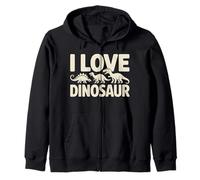J'adore Dinosaur Fun Jurassic Style Sweat à Capuche