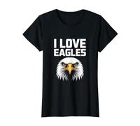 J'adore Eagles Majestic Bird Pride T-Shirt Graphique avec Valeur