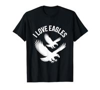 J'adore Eagles Soaring Freedom Birds T-Shirt Graphique avec Valeur