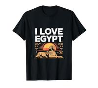 J'adore Egypt Sphinx Sun Classic Heritage T-Shirt Graphique avec Valeur