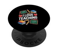 J'adore enseigner la créativité des Enseignants et s'amuser à l'école PopSockets PopGrip Adhésif