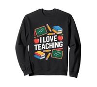J'adore enseigner la créativité des Enseignants et s'amuser à l'école Sweatshirt