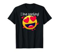 J'adore ENSEIGNER Le mème Happy Heart T-Shirt