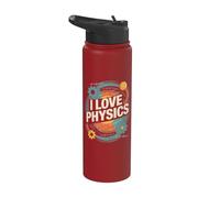 J'adore Equation Gears, passionné de physique Stainless Steel Insulated Water Bottle