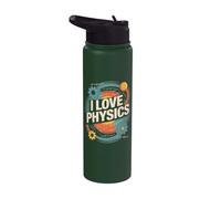 J'adore Equation Gears, passionné de physique Stainless Steel Insulated Water Bottle