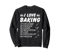 J'adore faire de la pâtisserie, c'est mon hobby : faire des biscuits, maman, boulangère Sweatshirt