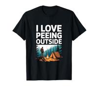 J'adore Faire Pipi à l'extérieur d'une forêt de Feux de Camp T-Shirt