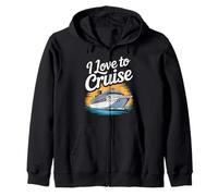 J'adore faire une croisière et rêver de voyages en mer Sweat à Capuche