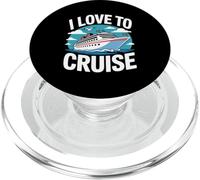 J'adore faire une croisière et voyager en mer PopSockets PopGrip pour MagSafe
