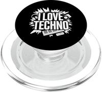 J'adore Groove Vibes pour Les passionnés de Techno PopSockets PopGrip pour MagSafe