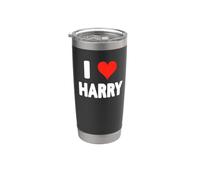 J'adore Harry Heart Gobelet isotherme en acier inoxydable double paroi