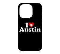 J'adore Heart Austin Texas Coque pour iPhone 14 Pro