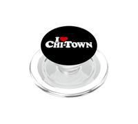 J'adore Heart CHI-Town Chicago Illinois PopSockets PopGrip pour MagSafe