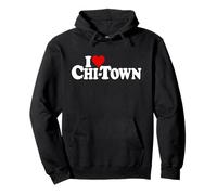 J'adore Heart CHI-Town Chicago Illinois Sweat à Capuche