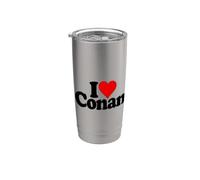 J'ADORE HEART CONAN Gobelet isotherme en acier inoxydable double paroi