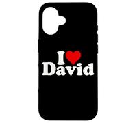 J'adore Heart David Dave Coque pour iPhone 16