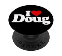 J'adore Heart Doug Douglas PopSockets PopGrip Adhésif