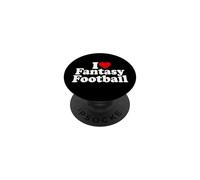 J'adore Heart Fantasy Football PopSockets PopGrip Adhésif