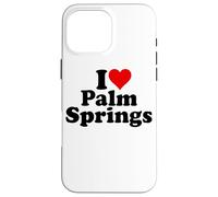 J'adore Heart Palm Springs en Californie Coque pour iPhone 16 Pro Max