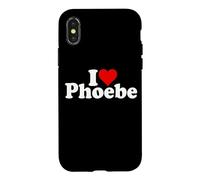 J'adore Heart Phoebe Coque pour iPhone X/XS