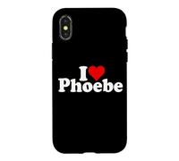 J'adore Heart Phoebe Coque pour iPhone X/XS