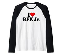 J'adore Heart RFK JR. Robert Kennedy Manche Raglan