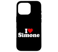 J'adore Heart Simone Coque pour iPhone 16 Pro