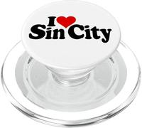 J'adore Heart Sin City Las Vegas Baby PopSockets PopGrip pour MagSafe