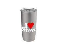 J'ADORE HEART STEVE STEVEN Gobelet isotherme en acier inoxydable double paroi
