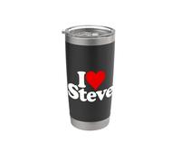 J'ADORE HEART STEVE STEVEN Gobelet isotherme en acier inoxydable double paroi