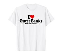 J'adore Heart The Outer Banks North Carolina Box T-Shirt
