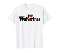 J'adore Heart Wolverines T-Shirt
