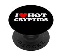 J'adore Hot Cryptids, un monstre drôle, fan de créatures cryptozoologiques PopSockets PopGrip Adhésif