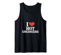 J'adore Hot Engineers, Un Jeu de Mots drôle et Sarcastique Débardeur