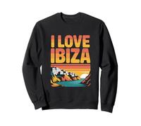 J'adore Ibiza, Une Escapade côtière au Coucher du Soleil Sweatshirt