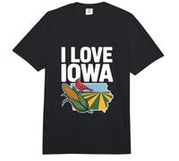 J'adore Iowa Cornfields Cardinal State Comfort Colors Adult Heavyweight T-Shirt