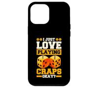 J'adore Jouer au Craps, OK Gambling Coque pour iPhone 12 Pro Max