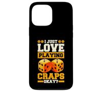 J'adore Jouer au Craps, OK Gambling Coque pour iPhone 13 Pro Max