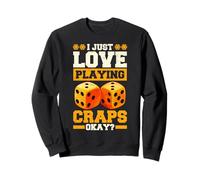 J'adore Jouer au Craps, OK Gambling Sweatshirt