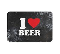 J'adore La Bière Welcome Paillassons Absorbant Paillasson Intérieur Antidérapant Paillasson D'Entree pour Salon Baignoire Cuisine 40X60Cm