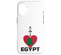 J'adore la Carte Ankh, l'Égypte et la clé Ankh « clé de Vie » Coque pour iPhone 16