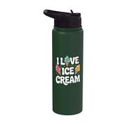 J'adore la crème glacée Stainless Steel Insulated Water Bottle