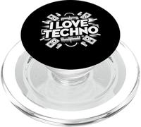 J'adore la Musique Techno, Passion Festival Fun PopSockets PopGrip pour MagSafe