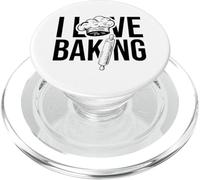 J'adore la pâtisserie | Boulangerie | Hobby Bake Baker PopSockets PopGrip pour MagSafe