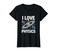 J'adore la Physique Cosmic Atom Formula Design T-Shirt Graphique avec Valeur